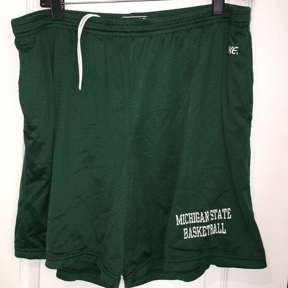 MSU Michigan State Spartans Basketball practice shorts Magic Ervin Johnson Era - Picture 1 of 3